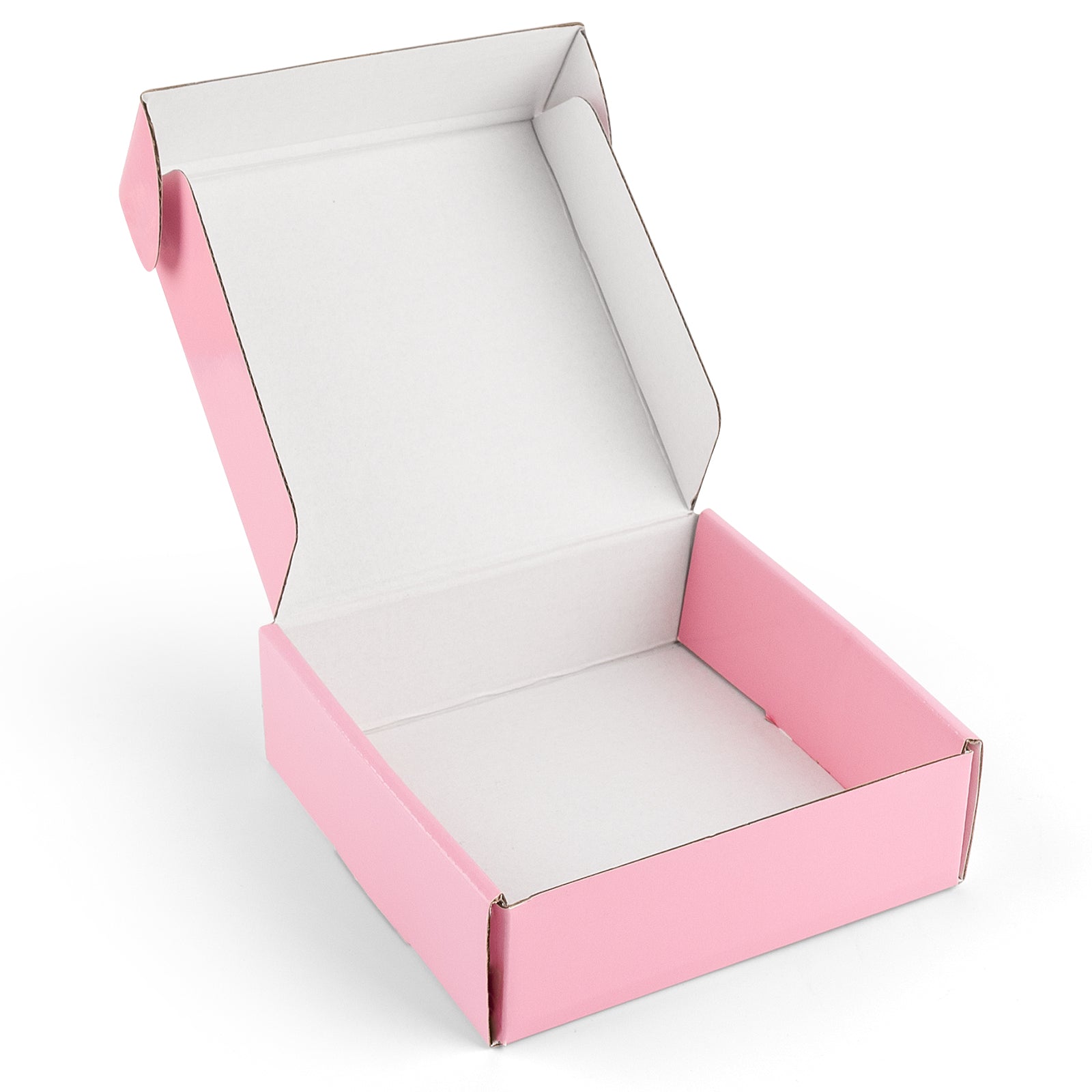 Golden State Art, Pink Mailing Box,Black Mailing Box, Sturdy Gift