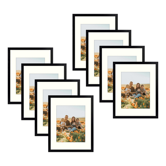 Clearance 11x14 Shadow Box MDF Frame 1.3 Inch for 8x10 Picture - Pack of 8