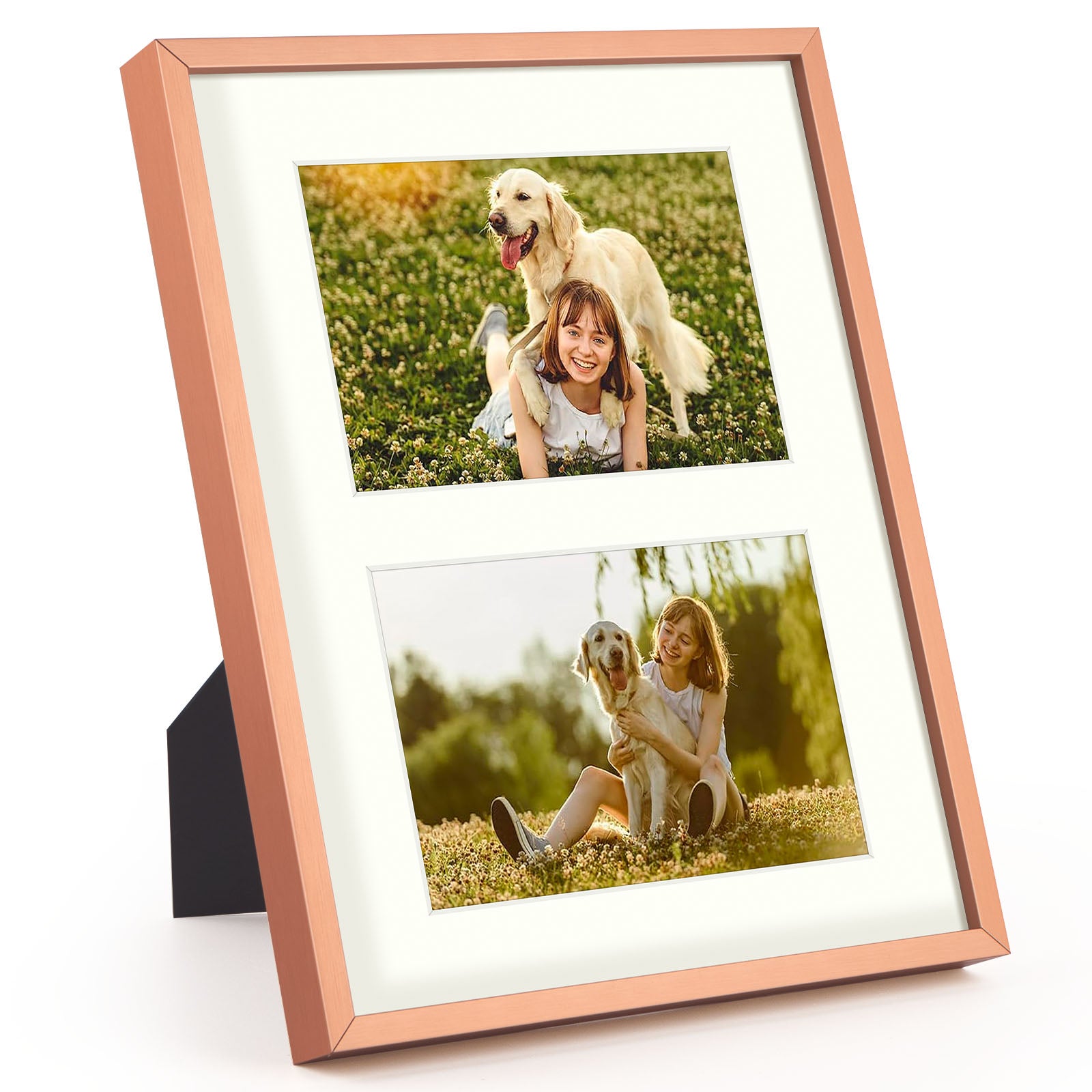 12 Pack/8x10 Matted to 4x6/Rose Gold
