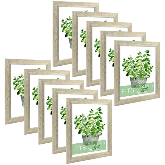 Clearance 11X14 MDF Frame 0.59 Inch for 11x14 Picture - Pack of 10