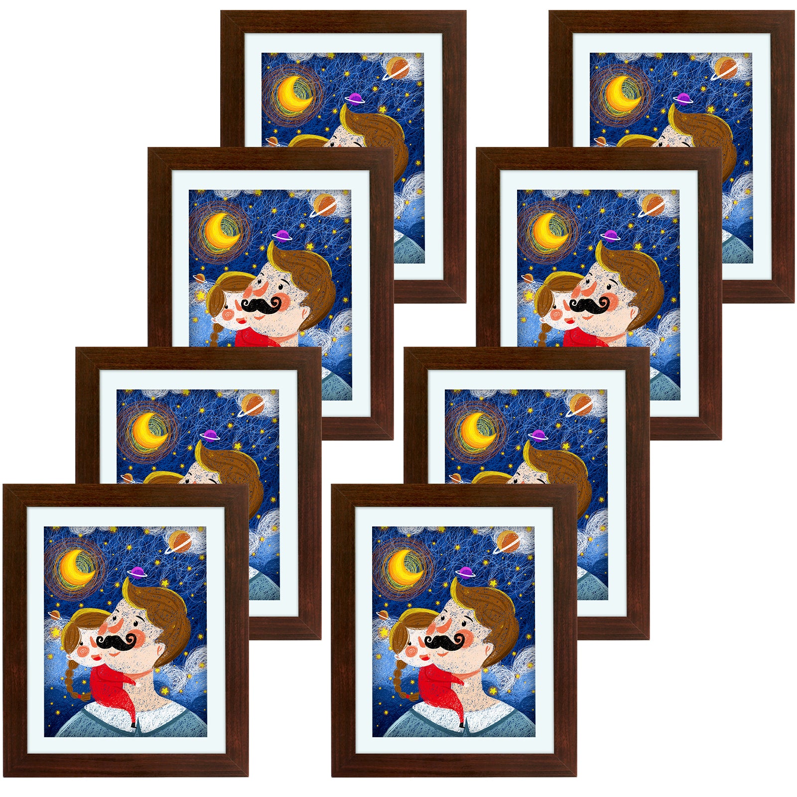 10x12.5 Kids Art Frames(8 Pack) Picture Frame GSA