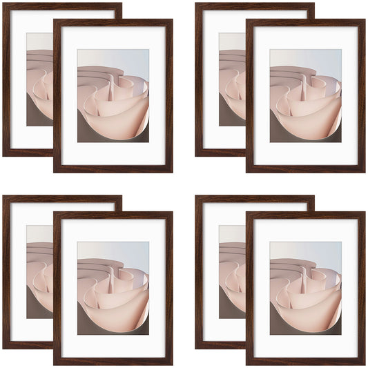 12x16 Matted to 8.5x11/Brown