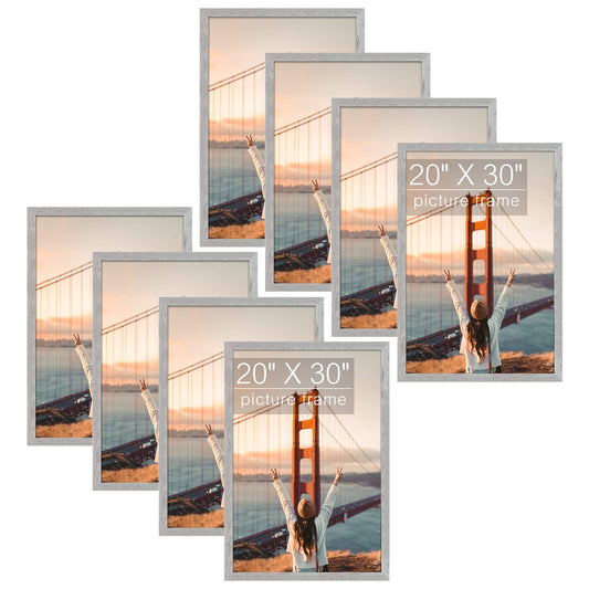 Clearance 20x30 Grey MDF Frame - Pack of 8