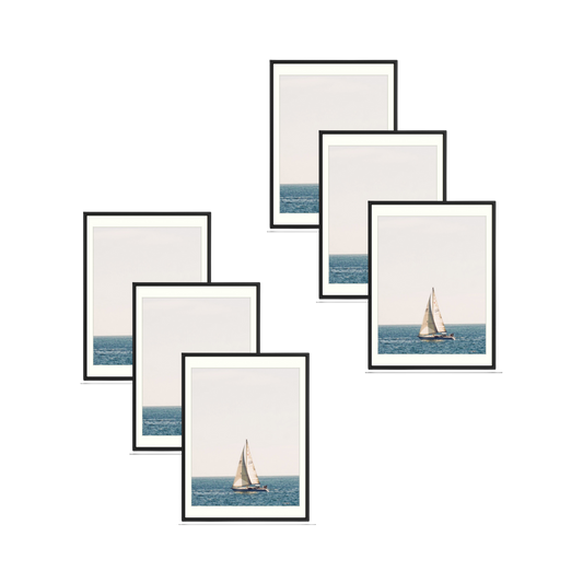 12x16 Aluminum Frame 0.99 Inch for 11x14 Picture - Pack of 6