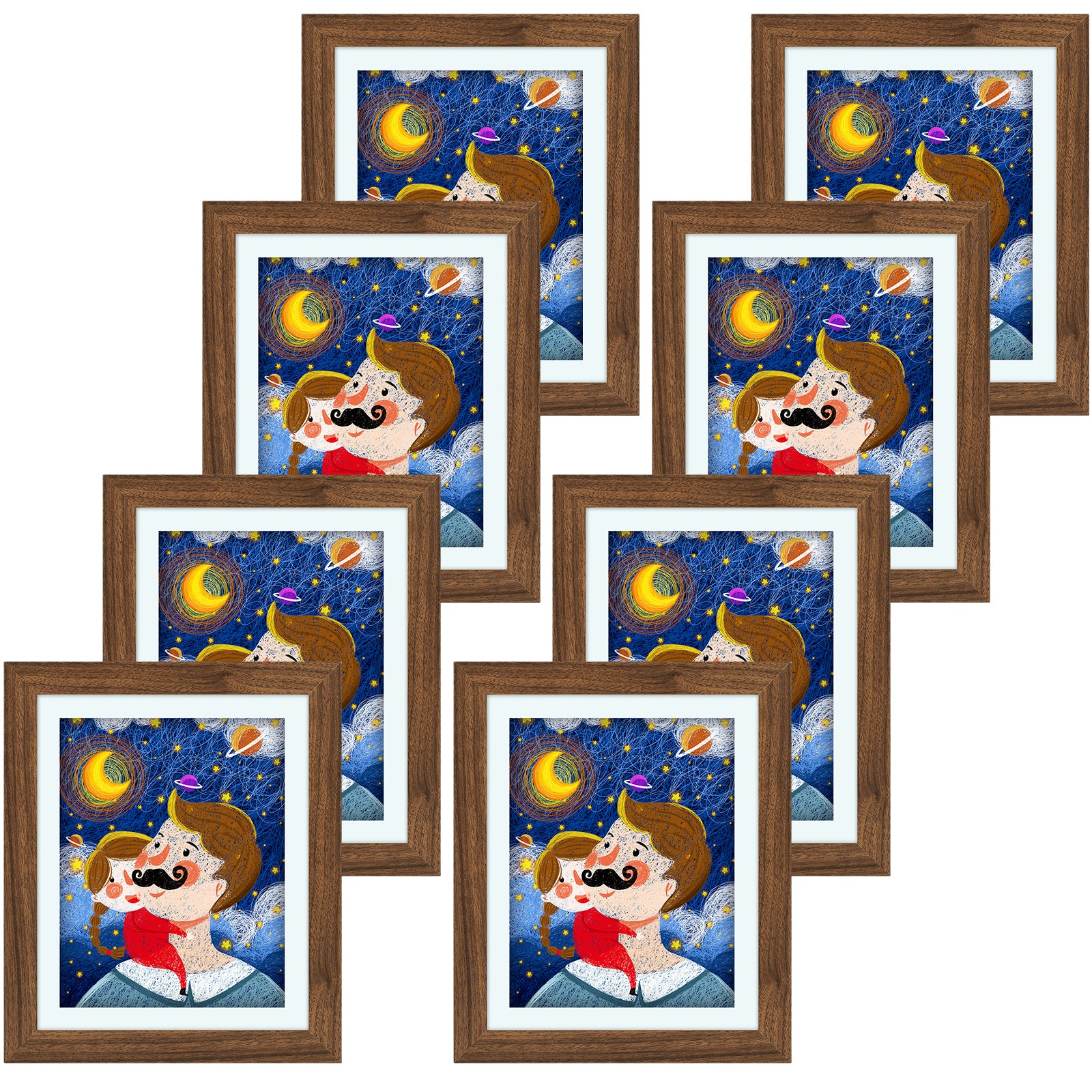 10x12.5 Kids Art Frames(8 Pack) Picture Frame GSA