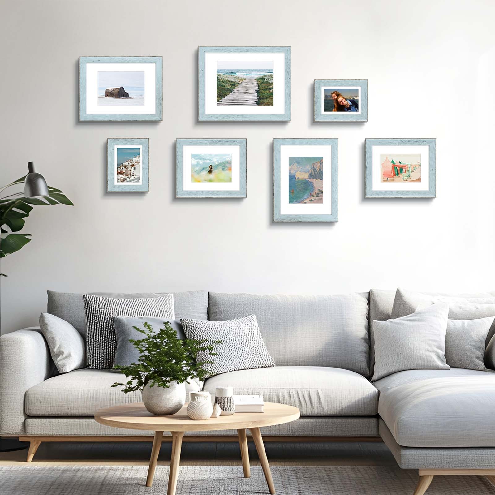 36 Pack/5x7 Matted to 4x6/Blue