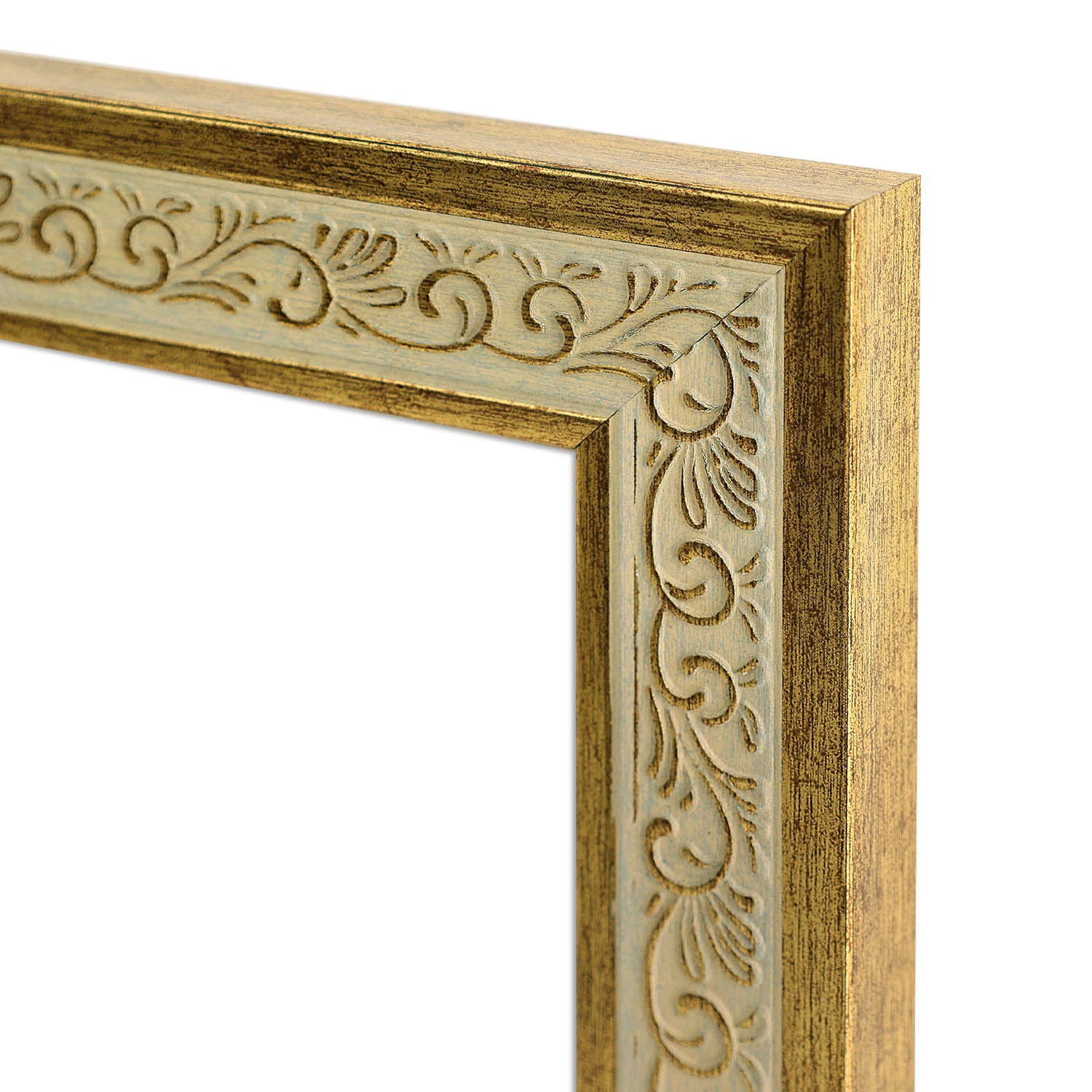 Golden State Art Antique Gold 11x14 Picture Frame with Mat for 8x10 Photos