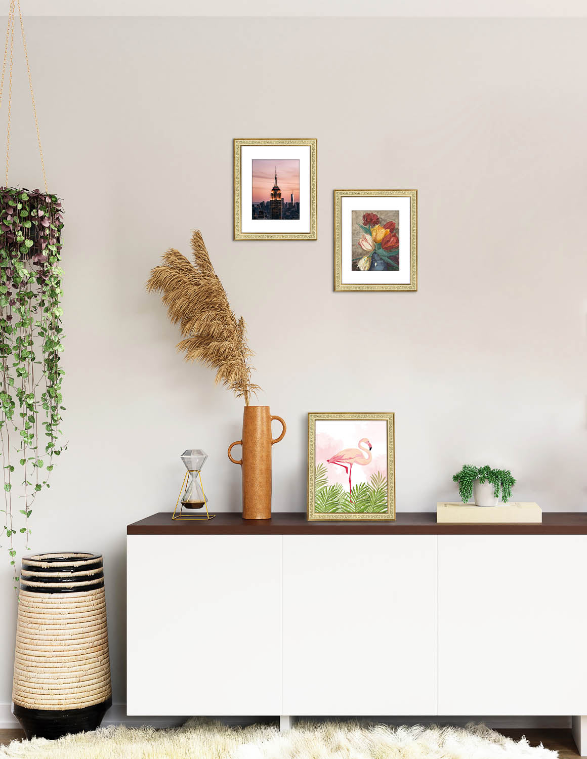 Golden State Art Antique Gold 11x14 Picture Frame with Mat for 8x10 Photos