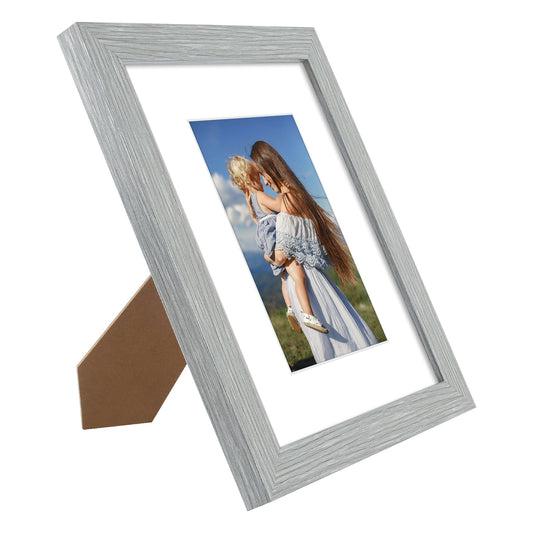 8x10 Wood Frame 0.75 Inch for 5x7 Picture - Pack of 10