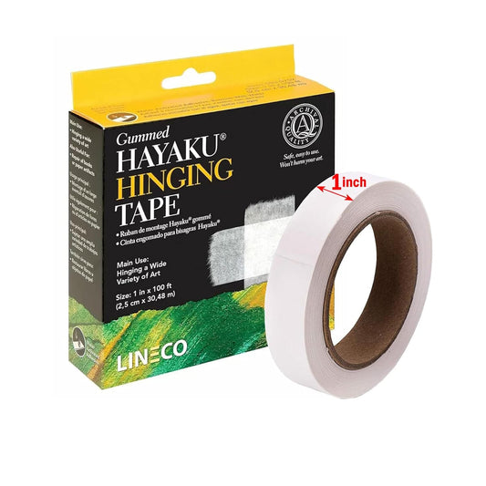 Lineco Gummed Hinging Hayaku Tape Water-Activated