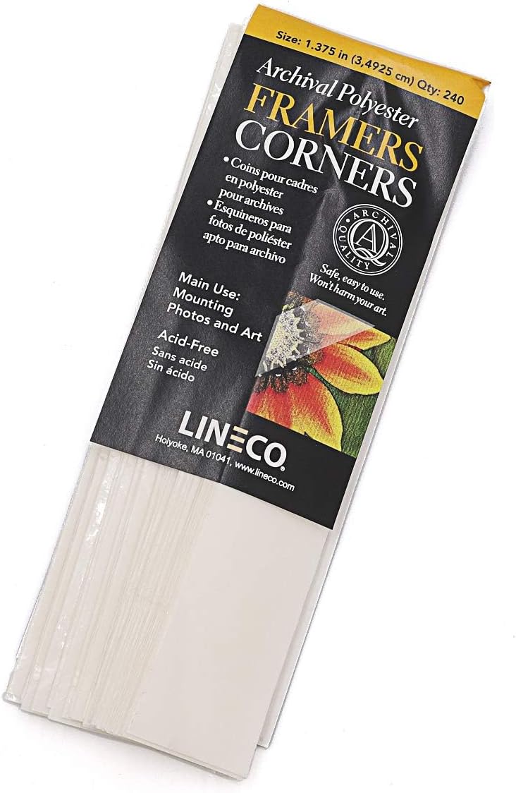 Lineco Clear Polypropylene Mounting/ Framing Corners