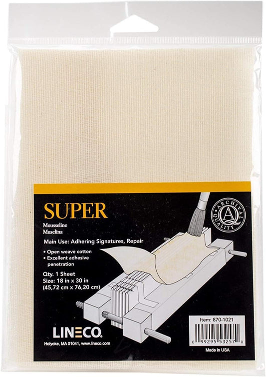 Lineco Book Binding Super Cloth 18x30 Sheet