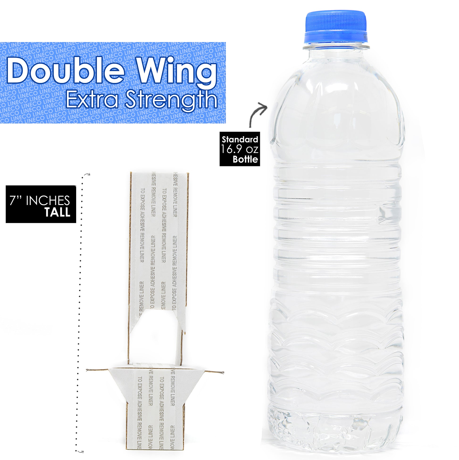 Double Wing White Self-Stick Easel Back, Pack of 50. Easel Back Golden State Art