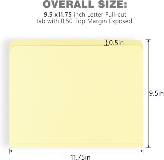 Lineco Archival Letter-Size File Folders,Light Tan 10 Pt. Perma/Dur Stock