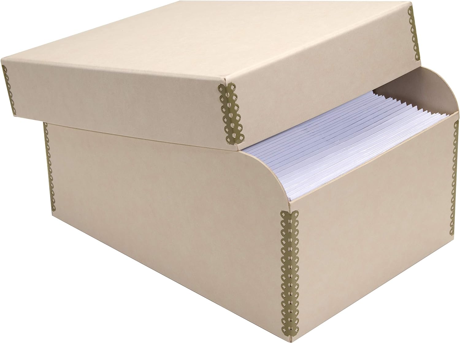 Golden State Art, Infinity Photo File Storage Box with Envelopes