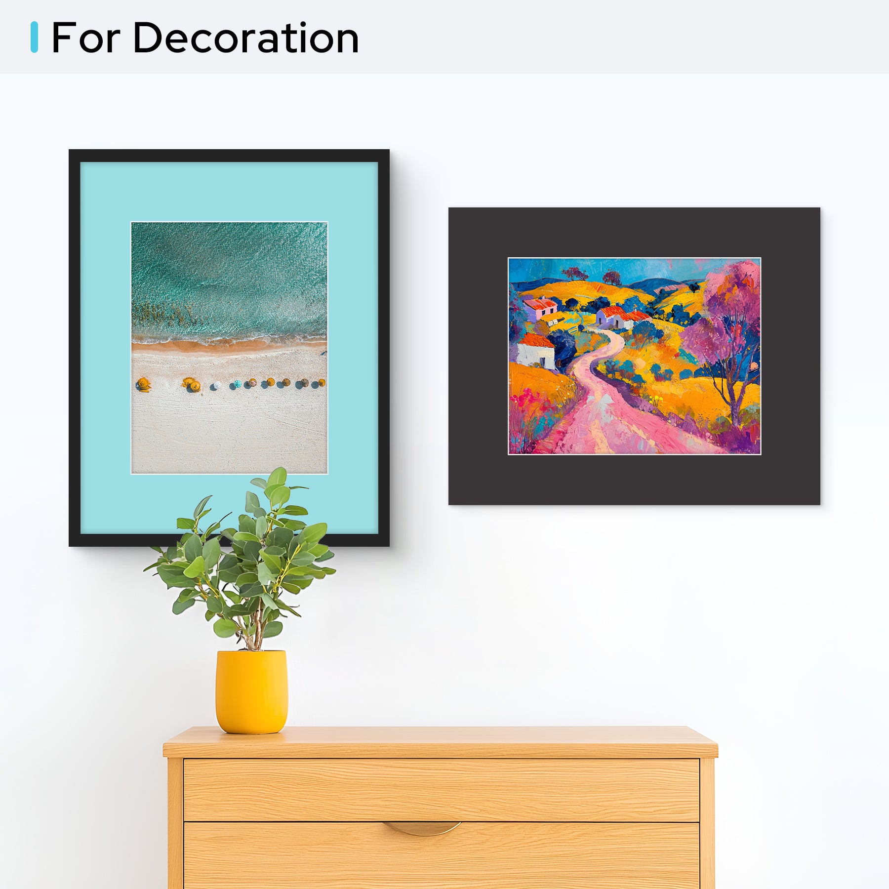 Pack of 25, 16x20 Mix Colors Mat fits 11x14 Picture