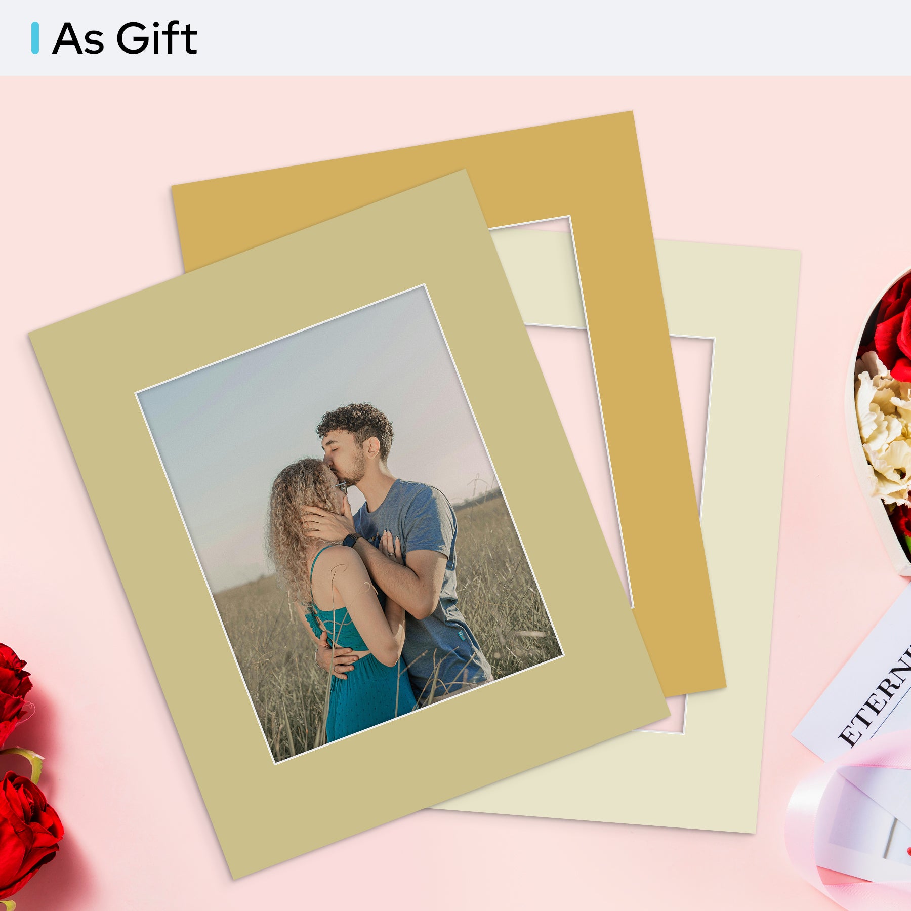 Pack of 25, 16x20 Mix Colors Mat fits 11x14 Picture