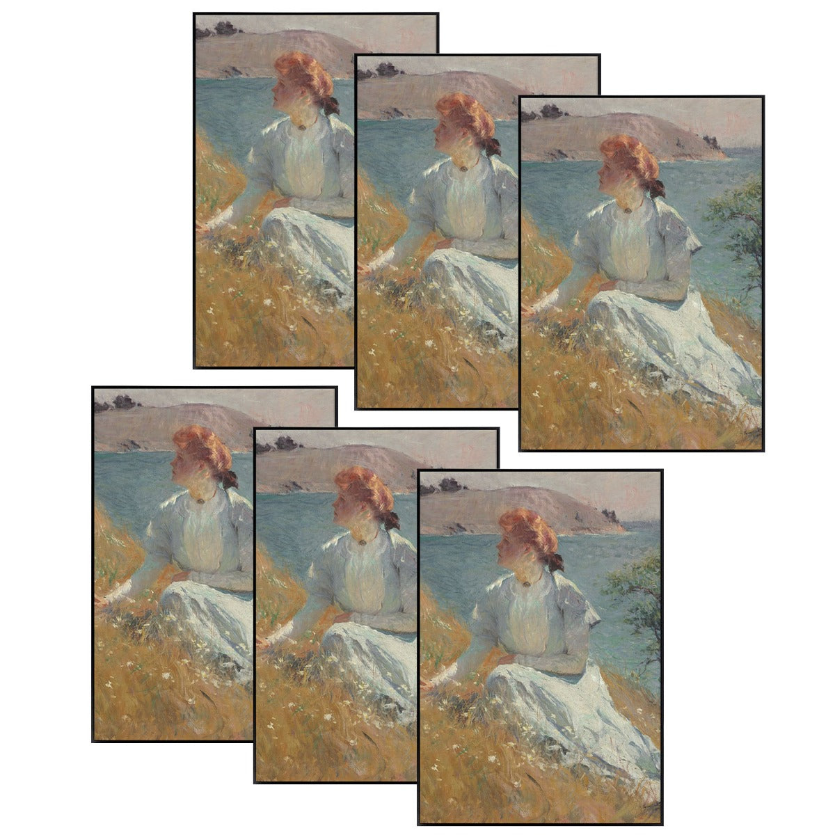 Poster Aluminum Frame with Acrylic Plexiglass, Frame Thickness 0.83 Inch 6 Pack 13x19 Picture Frame Golden State Art