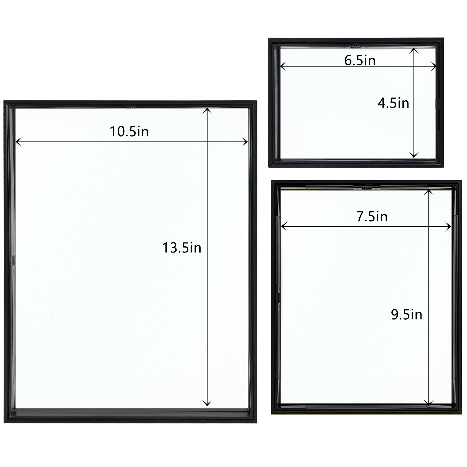 Gallery Walls Floating Picture Frame Aluminum Frame Displays One 11x14, Two 8x10, And Four 5x7 Inch Photos, Frame Thickness 1.02 Inch(28 Pack) Picture Frame Golden State Art