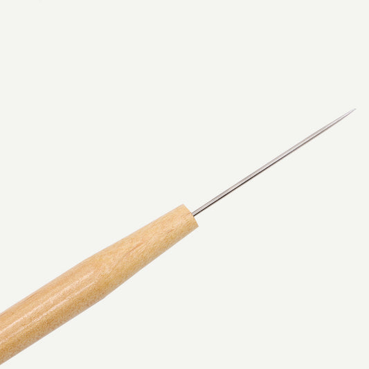 Books By Hand, Light Duty Bookbinding Awl Scratch Awl, 5.8 inches, Wooden Handle with a Steel Needle Point