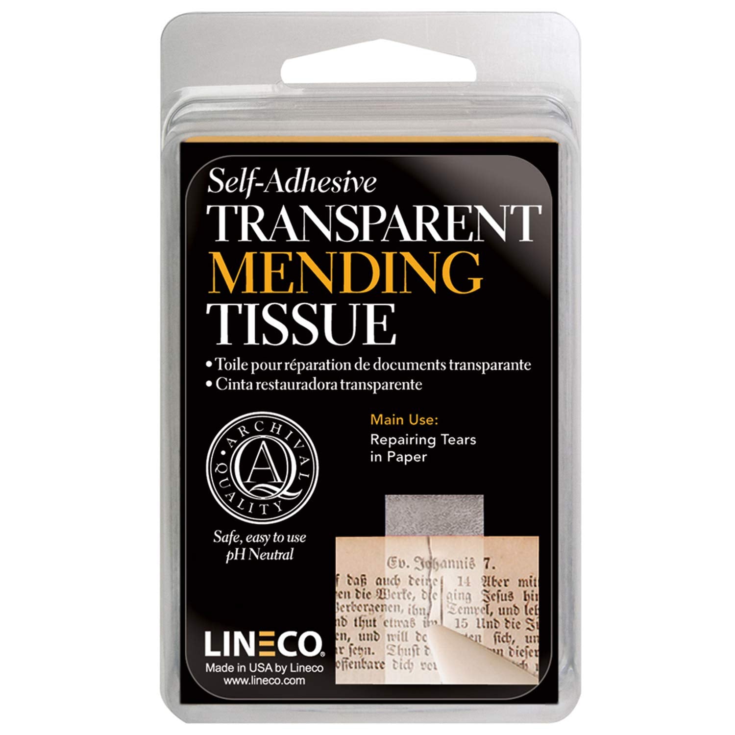 Lineco Transparent Mending Tissue Tape – Golden State Art