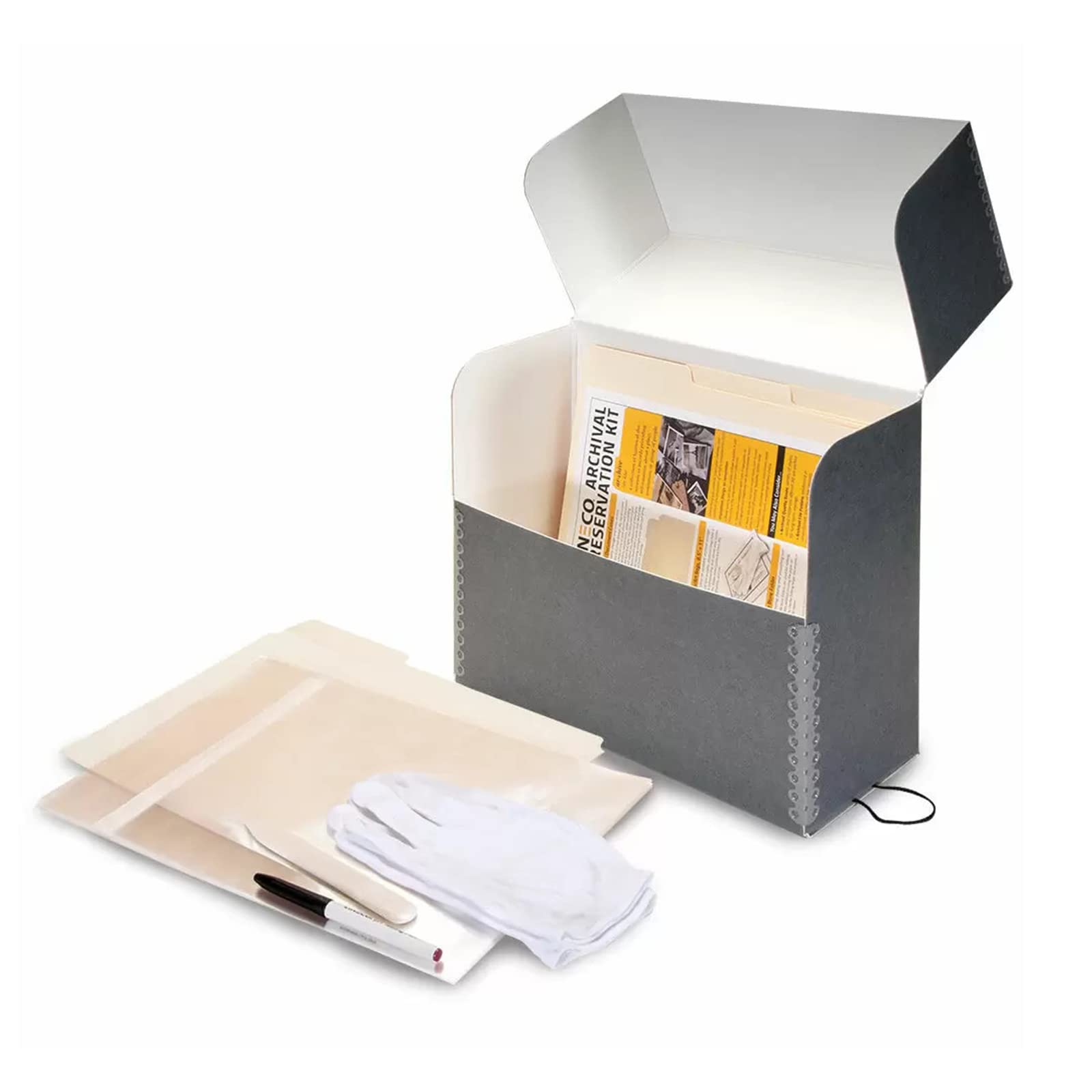 Archivist Set Golden State Art, Premium Archival Document Case Complete Kit