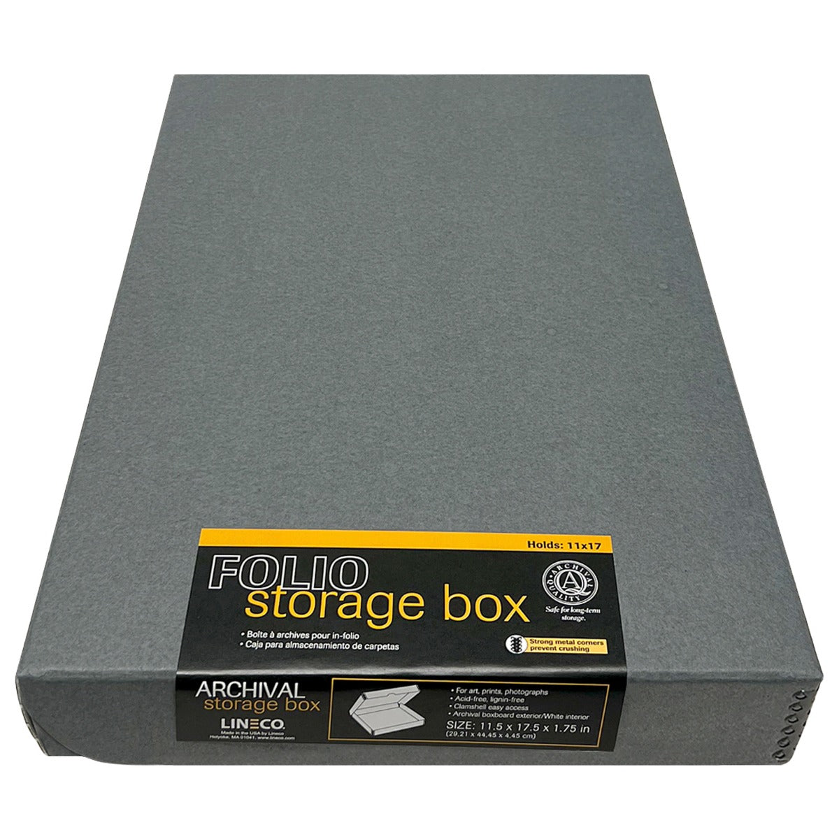 Golden State Art, Clamshell Folio Archival Storage Boxes, Boxboard