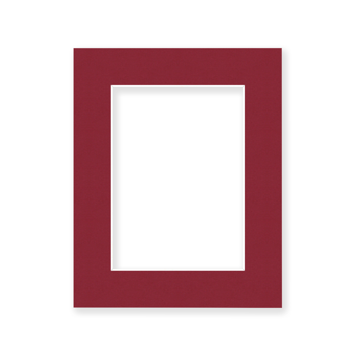 Picture Frame Mats mats 8x10 for 5x7 photo oval Red SET OF 12