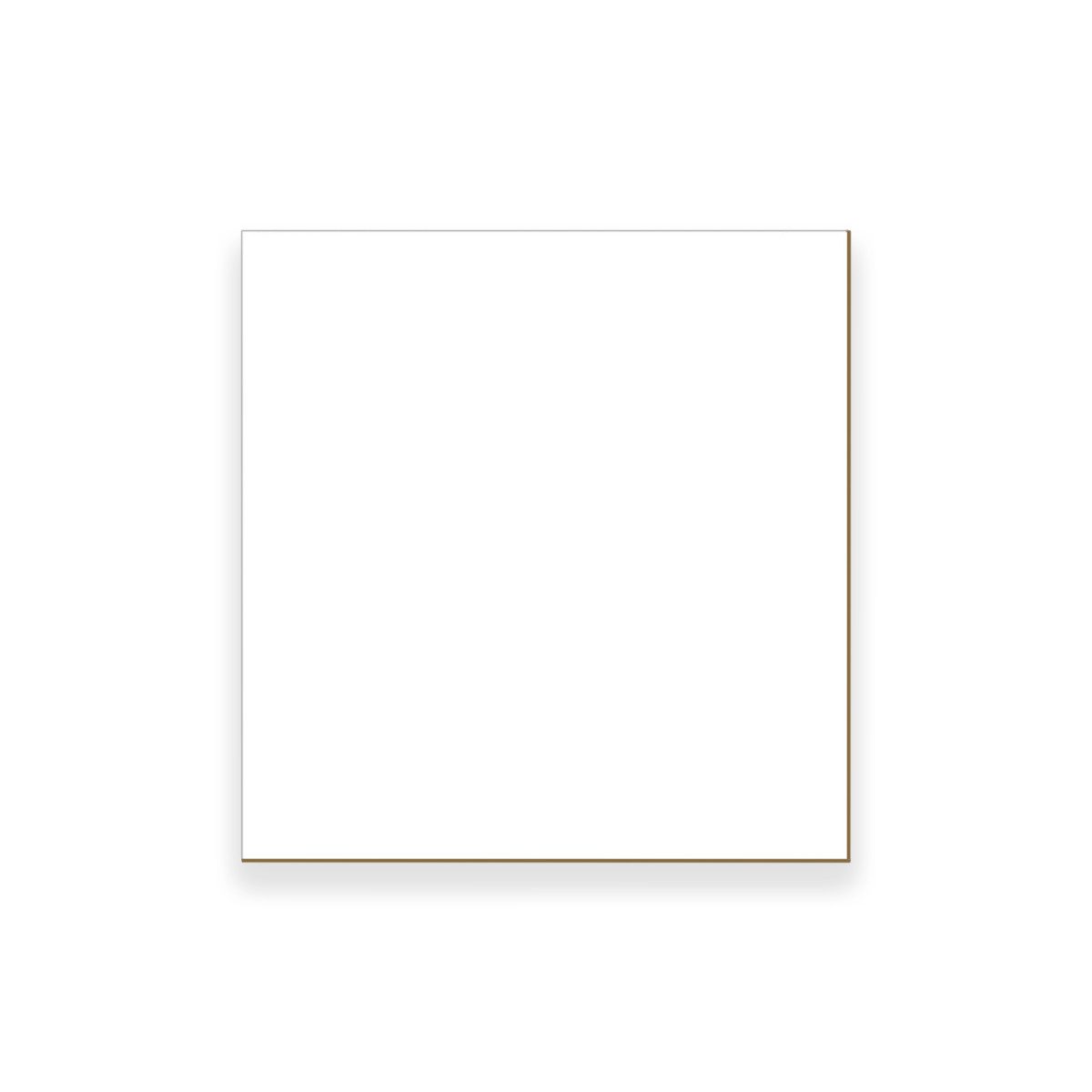 Golden State Art,14x18 White Backing Board with Browncore