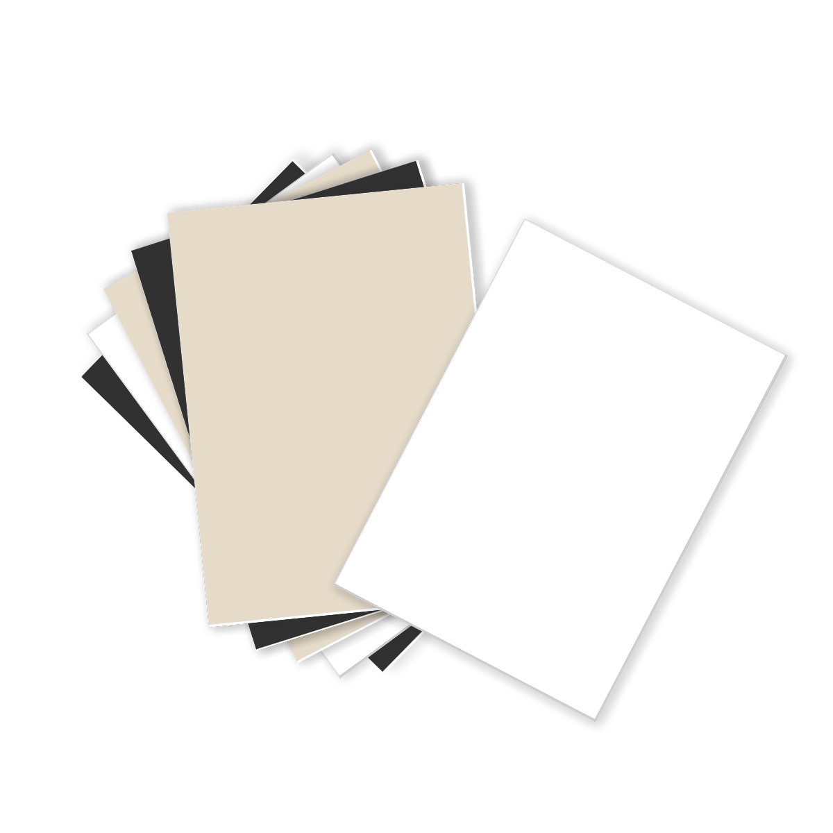 5x7" Backing/ Mounting Board 1.4mm Thick High Quality Conservation Card 